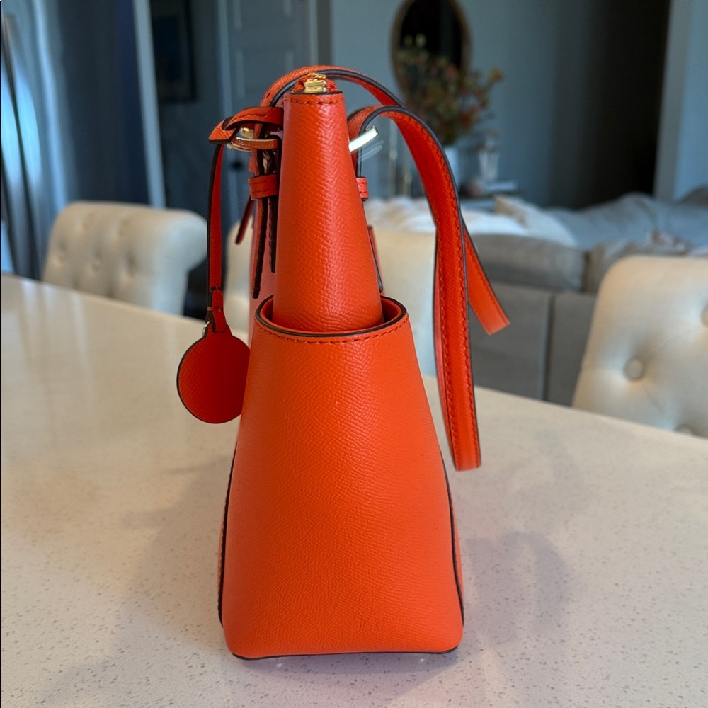 Michael Kors Vibrant Orange Tote - Picture 5 of 6